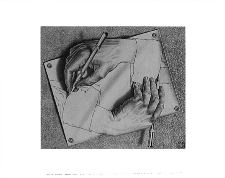Big picture of Drawing Hands, 1948 Poster
