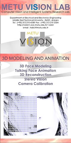 METU VISION LAB : 3D MODELING