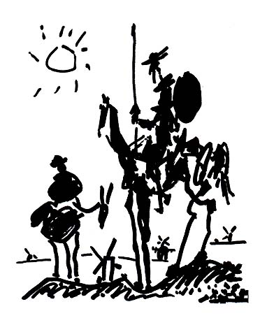 Don Quixote by Picasso