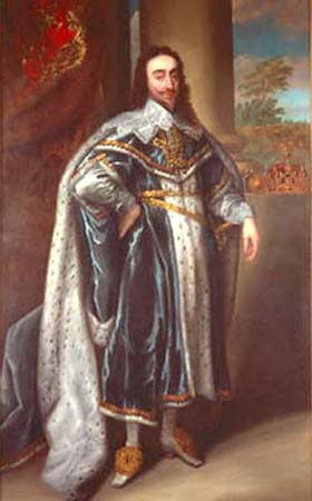 Painting: Charles I by Studio of Anthony van Dyck